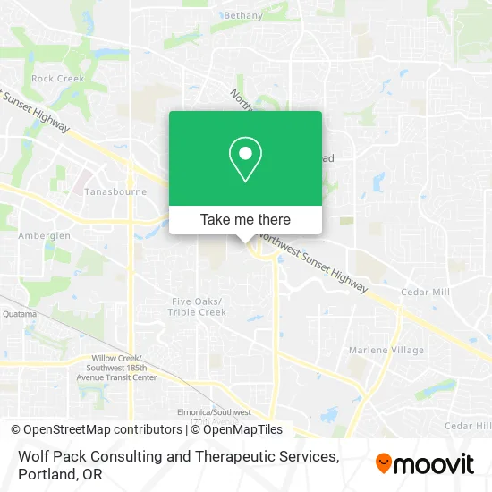 Mapa de Wolf Pack Consulting and Therapeutic Services