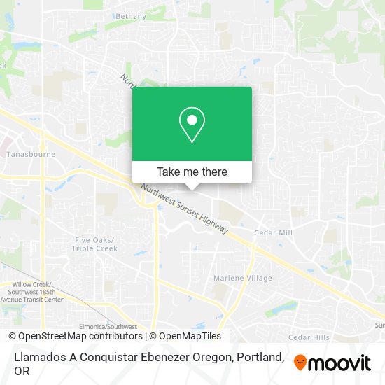 Mapa de Llamados A Conquistar Ebenezer Oregon