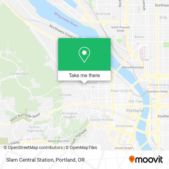 Slam Central Station map