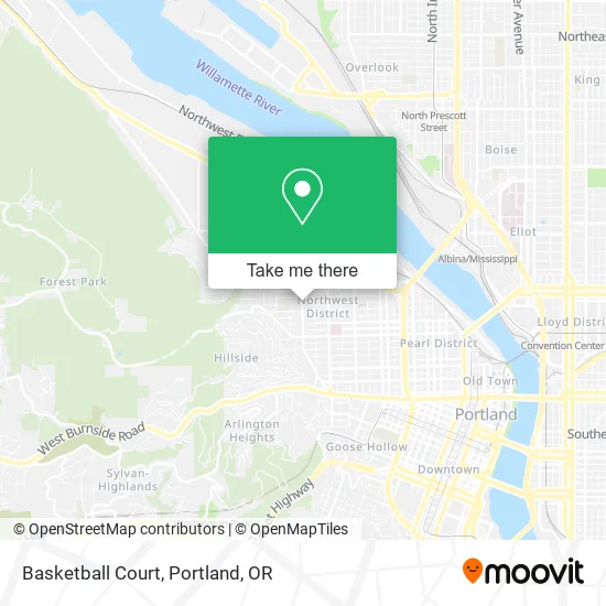 Mapa de Basketball Court