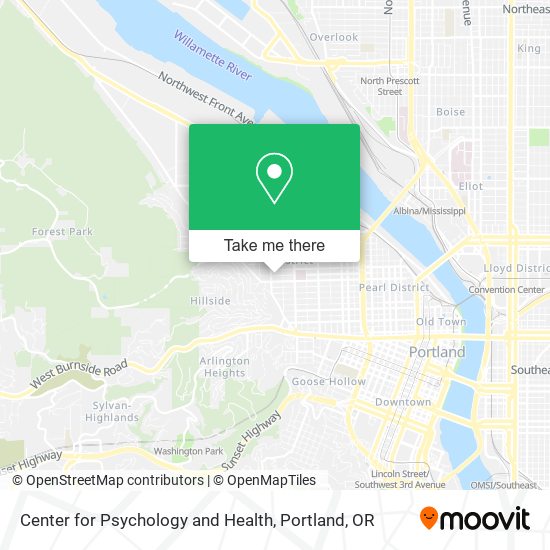 Center for Psychology and Health map