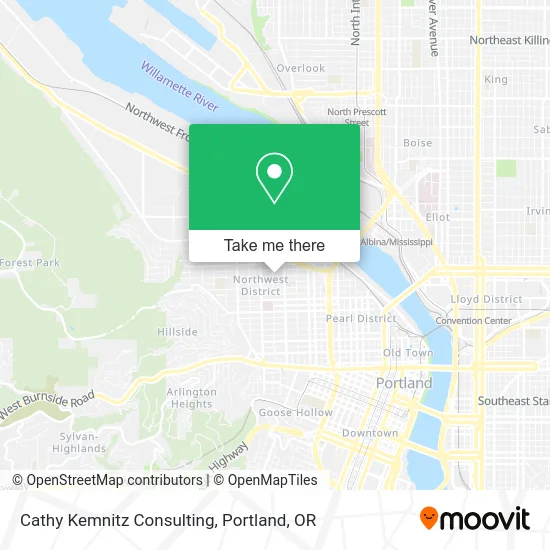 Cathy Kemnitz Consulting map