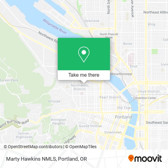 Mapa de Marty Hawkins NMLS