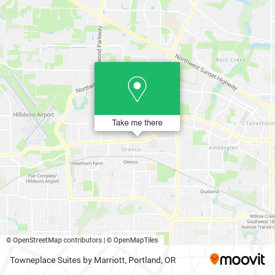 Mapa de Towneplace Suites by Marriott