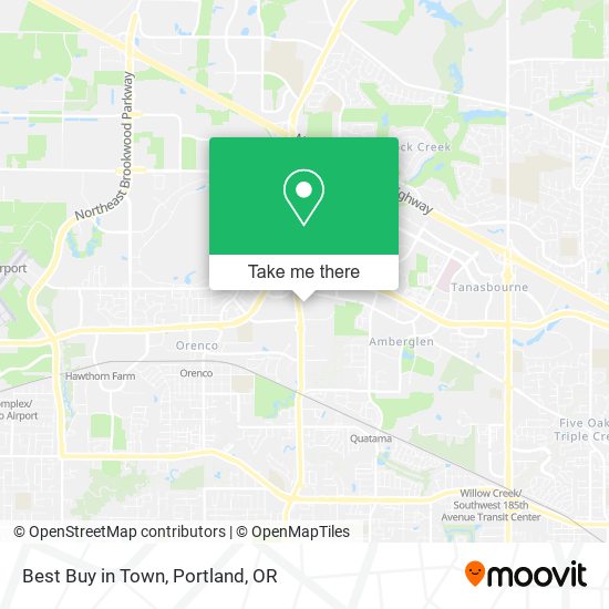 Mapa de Best Buy in Town