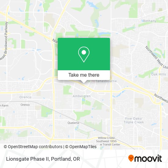 Lionsgate Phase II map