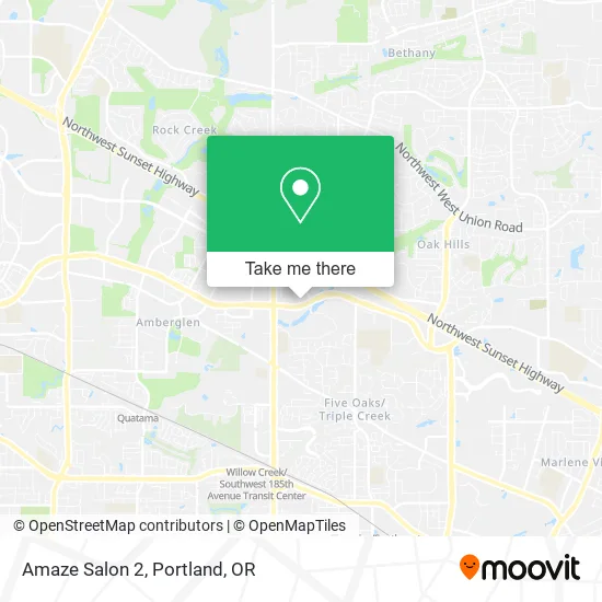 Amaze Salon 2 map