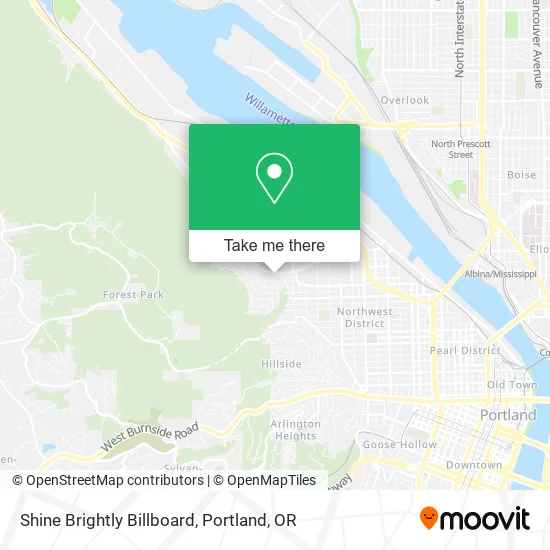 Mapa de Shine Brightly Billboard
