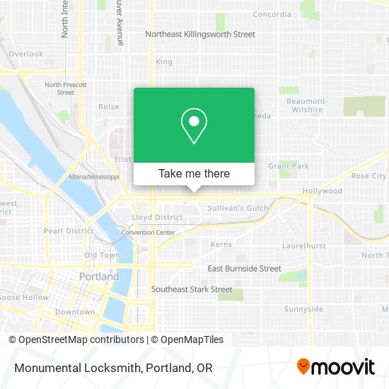 Mapa de Monumental Locksmith