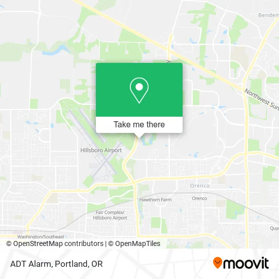 Mapa de ADT Alarm