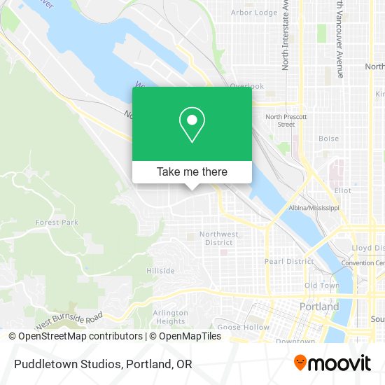 Mapa de Puddletown Studios
