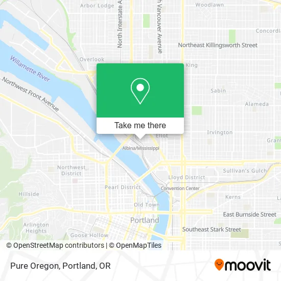 Mapa de Pure Oregon