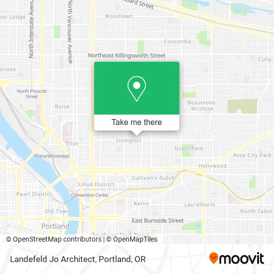 Landefeld Jo Architect map