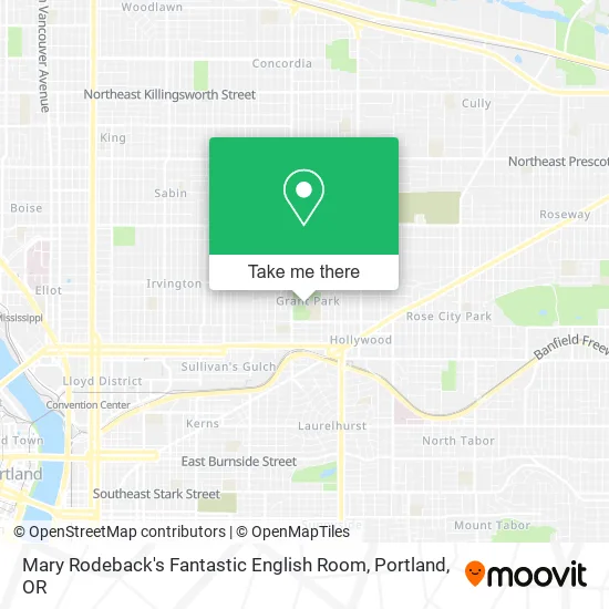 Mapa de Mary Rodeback's Fantastic English Room