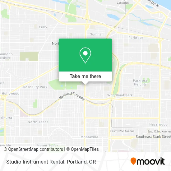 Studio Instrument Rental map