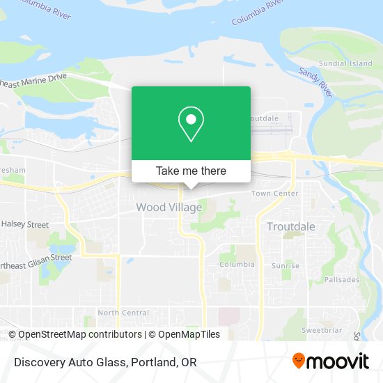Mapa de Discovery Auto Glass
