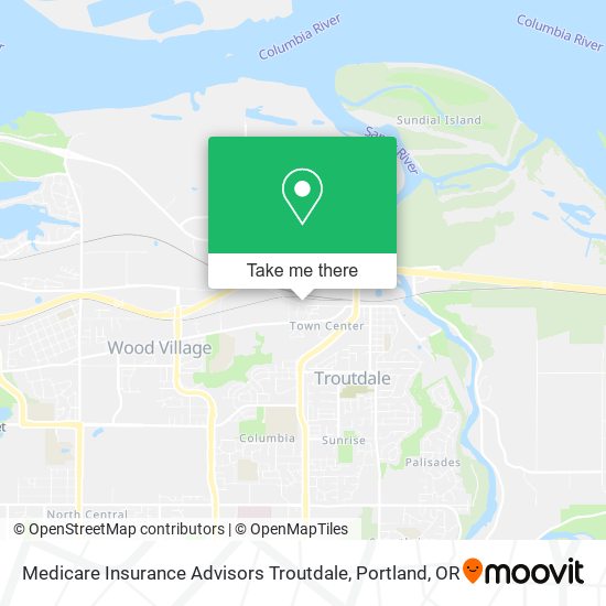 Medicare Insurance Advisors Troutdale map