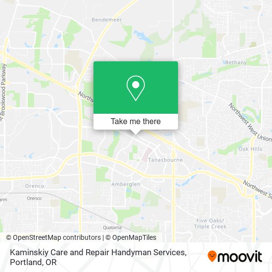 Kaminskiy Care and Repair Handyman Services map