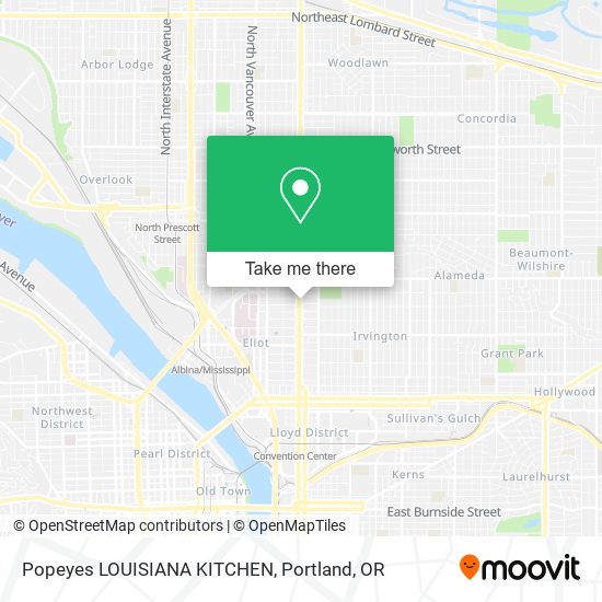 Mapa de Popeyes LOUISIANA KITCHEN