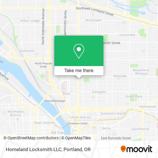 Homeland Locksmith LLC map