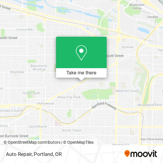 Mapa de Auto Repair