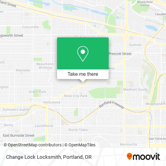 Change Lock Locksmith map