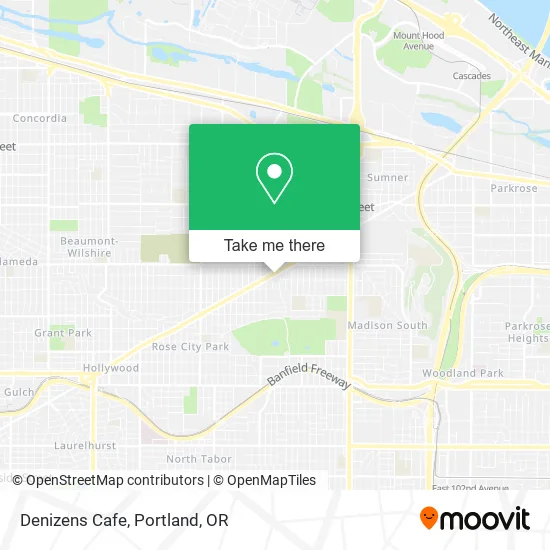 Mapa de Denizens Cafe