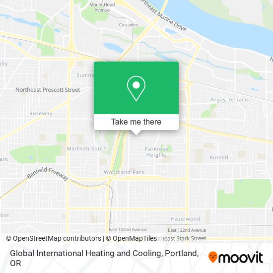 Mapa de Global International Heating and Cooling