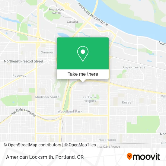 American Locksmith map