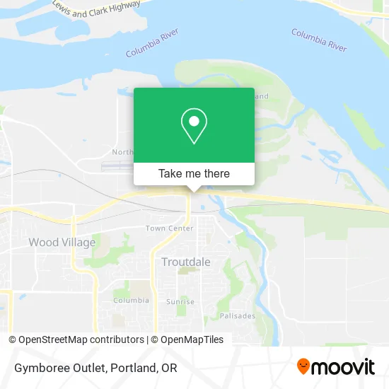 Gymboree Outlet map