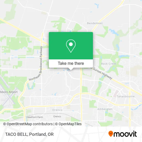 TACO BELL map