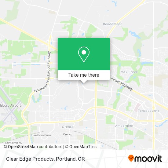 Clear Edge Products map
