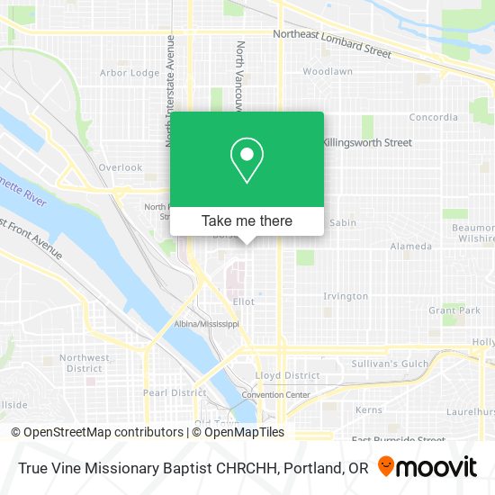 Mapa de True Vine Missionary Baptist CHRCHH