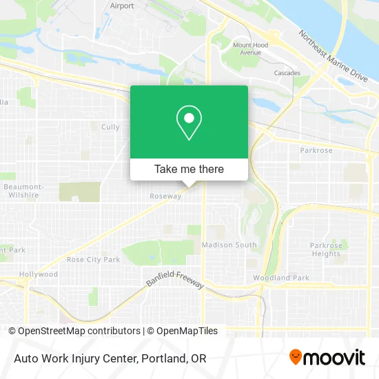 Mapa de Auto Work Injury Center