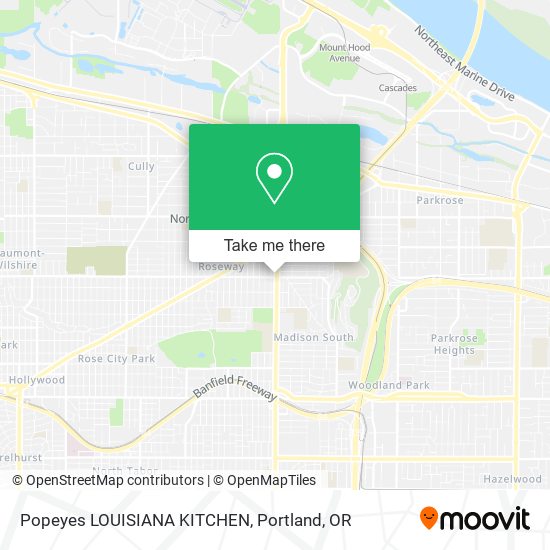 Mapa de Popeyes LOUISIANA KITCHEN