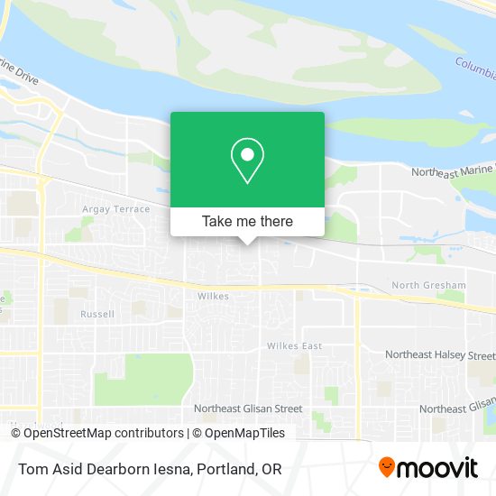 Tom Asid Dearborn Iesna map