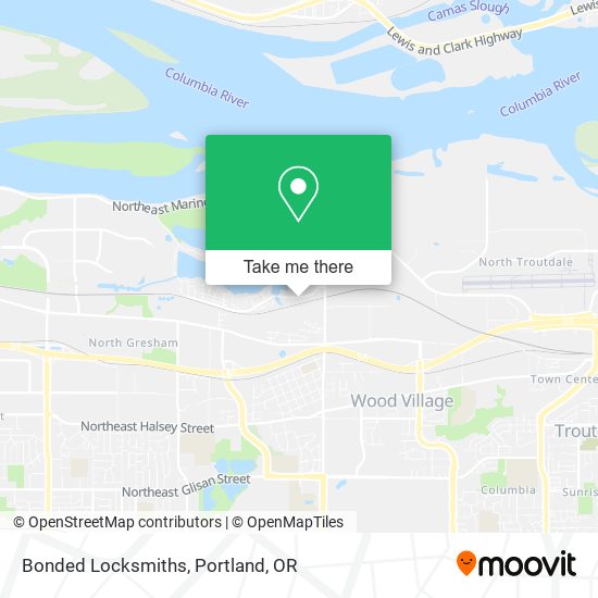 Mapa de Bonded Locksmiths