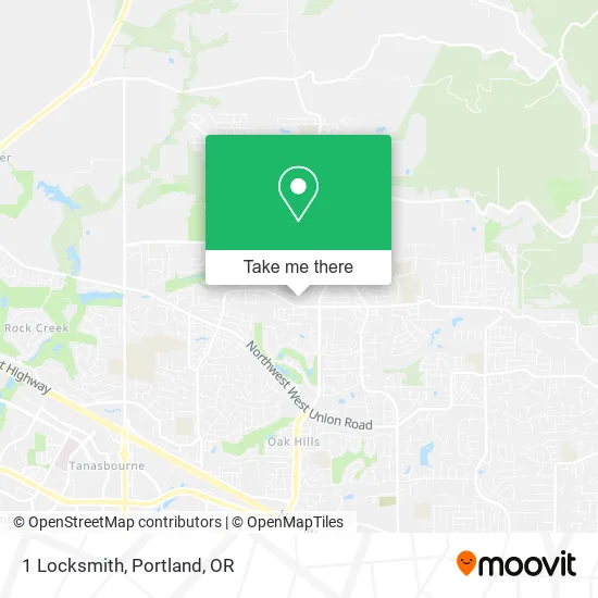 Mapa de 1 Locksmith