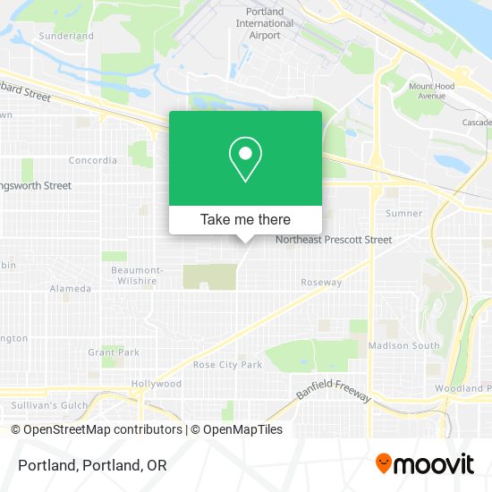 Portland map