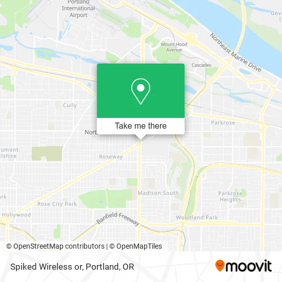 Mapa de Spiked Wireless or