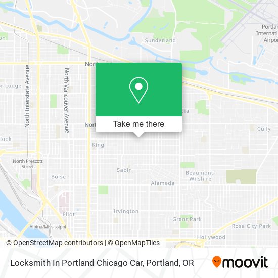 Locksmith In Portland Chicago Car map