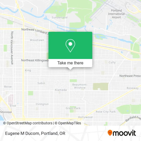 Mapa de Eugene M Ducom