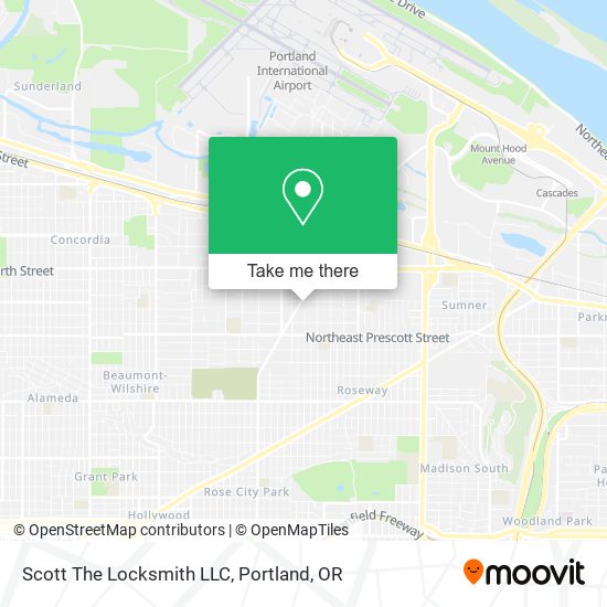 Scott The Locksmith LLC map