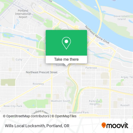 Wills Local Locksmith map