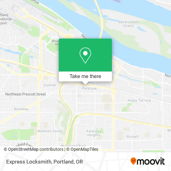 Express Locksmith map