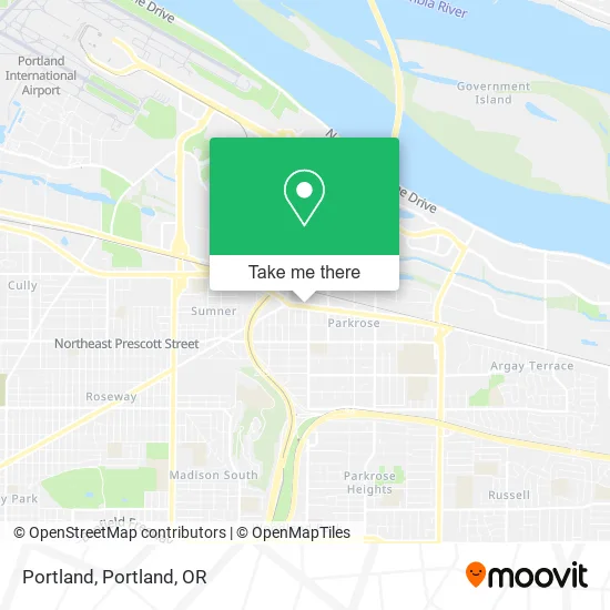 Portland map