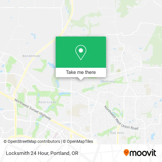 Locksmith 24 Hour map