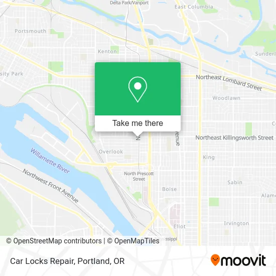 Car Locks Repair map