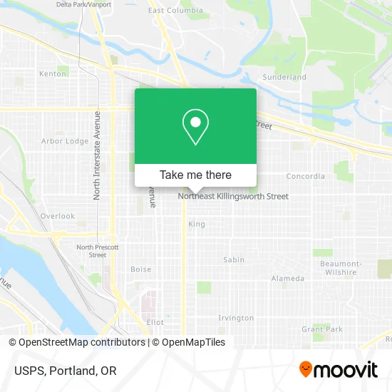 Mapa de USPS