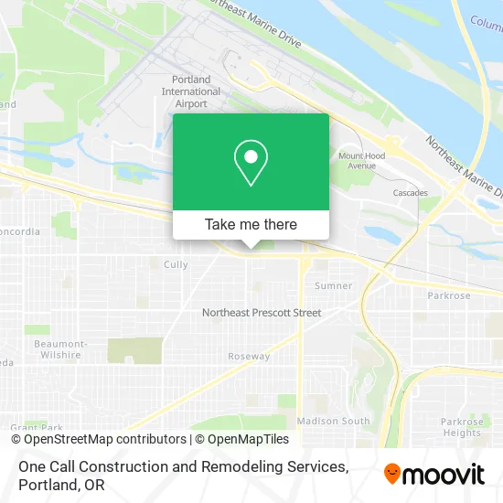 Mapa de One Call Construction and Remodeling Services